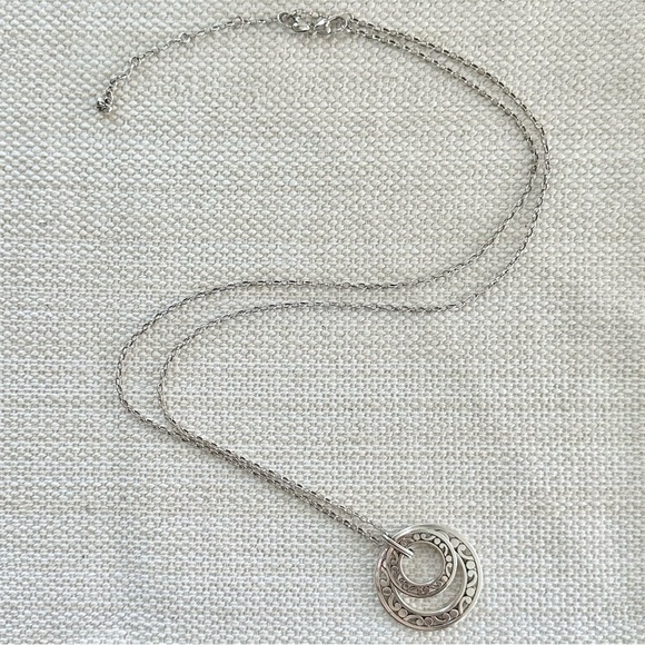 BRIGHTON Contempo Open Ring Convertible Long Necklace • JM3970 • Spin Rings - Picture 2 of 15